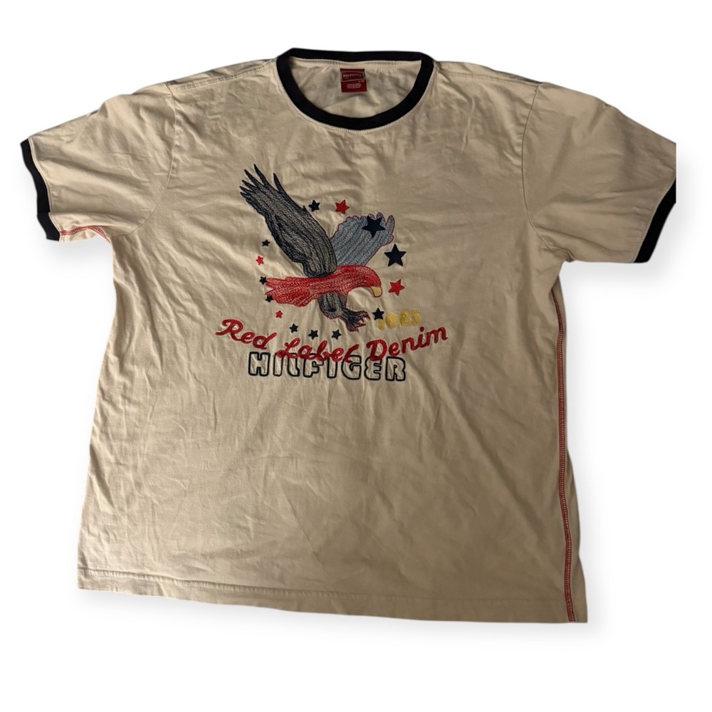 Vintage Tommy Hilfiger Red Label Denim  T-Shirt